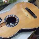 Ovation 1775 2010's　BG剥がれ、ネックリセットです。